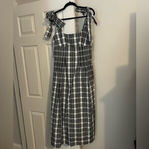 Anthropologie Maeve plaid dress